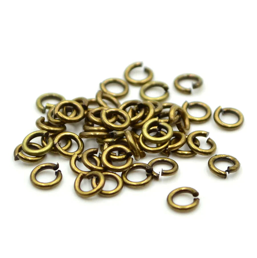 Jump Ring Antique Gold 7mm