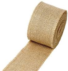 Jute Natural Plain Ribbon - 2"