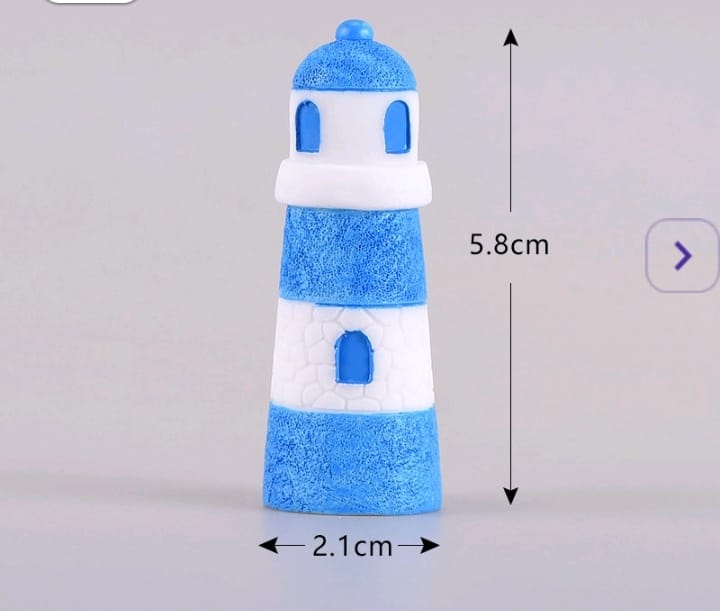 Light house miniature - set of 2