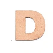 MDF Alphabet Cut 6"