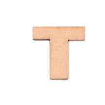 MDF Alphabet Cut 6"