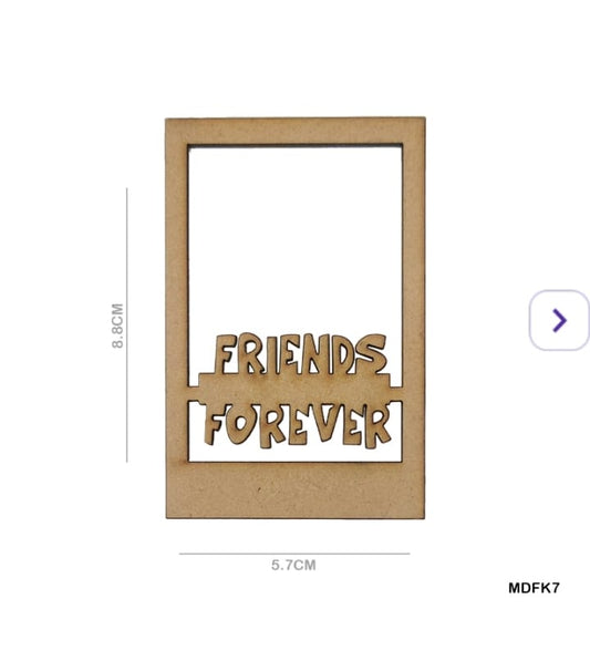 MDF Cut - Friends Forever Frame