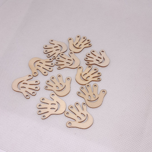 MDF Cut Smiling Hand