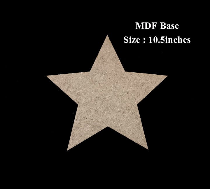 MDF Star | MDF Stars Cutouts | For Art & Craft Purpose MDF Star Bestow Charms