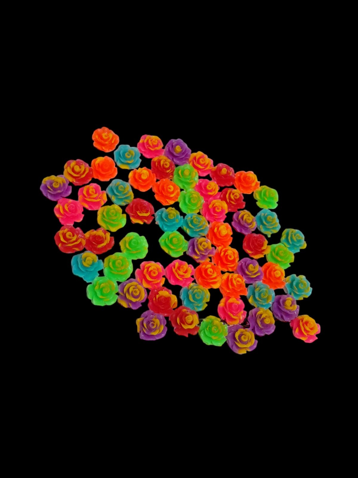 Multicolor rose - 1cm