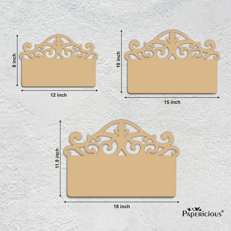 4.2mm MDF Name Plate Top Layer - 15"