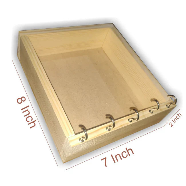 Pine Wood Box Key Holder