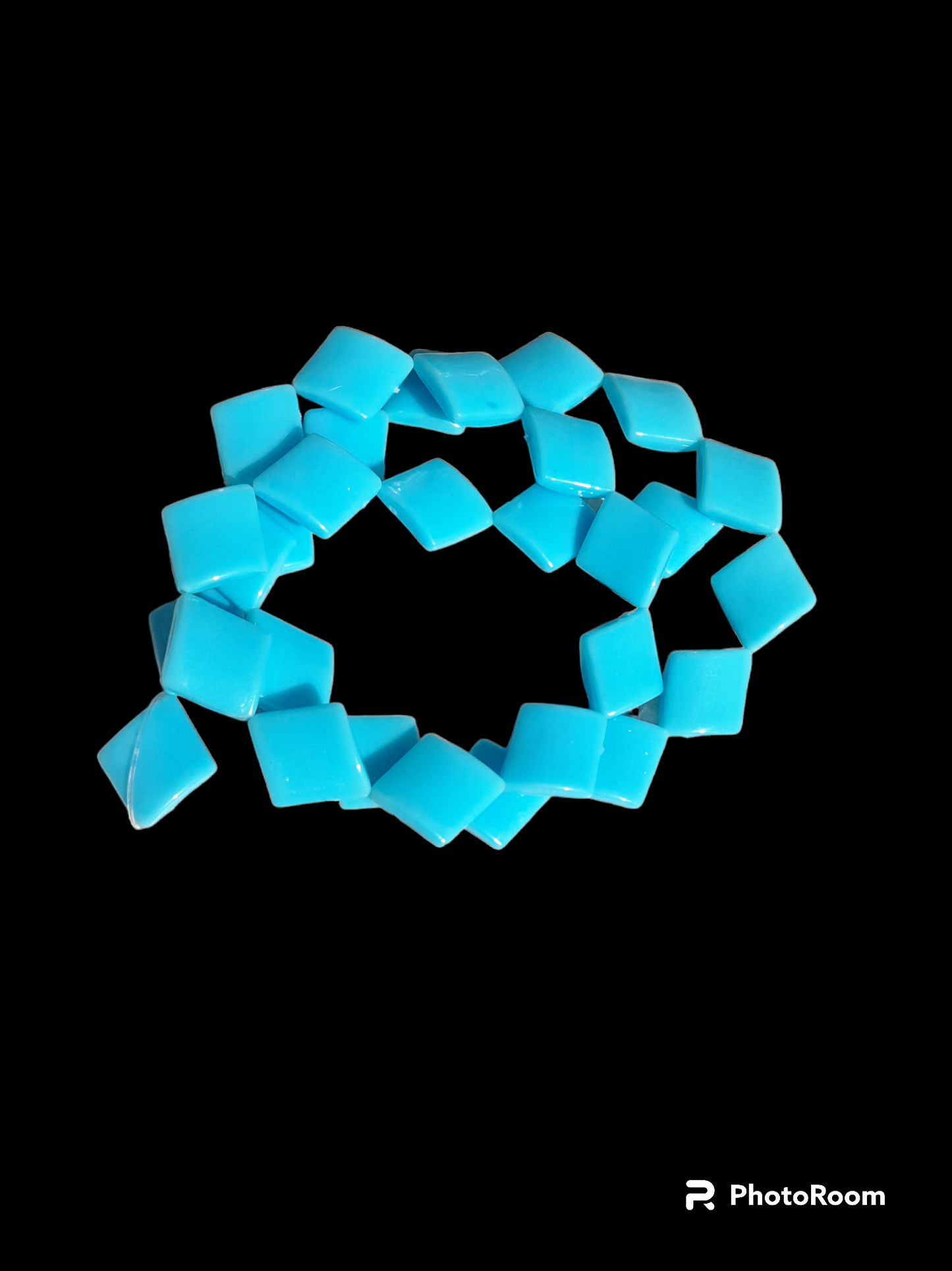 Plastic Beads | Flat Diamond