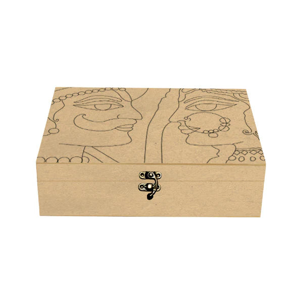 Pre Marked MDF Box - 6x8"