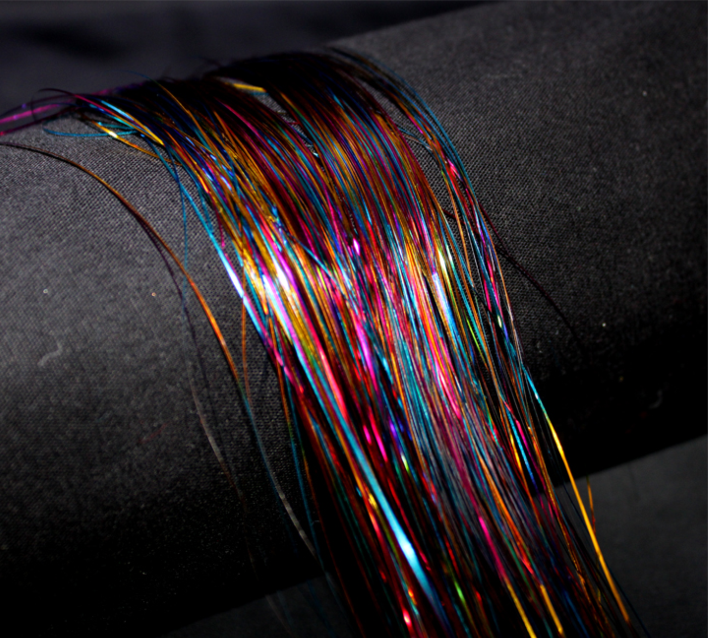 Rainbow Hair Tinsel Shining | For Hair Extensions | Rainbow Foil Fringe Backdrop Curtains Bestow Charms