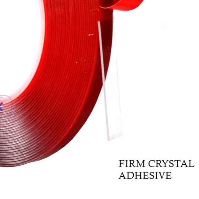 Red teki double side tape - 6mmx5mtr