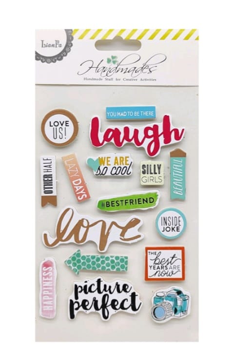 Scrapbooking Stickers - laugh