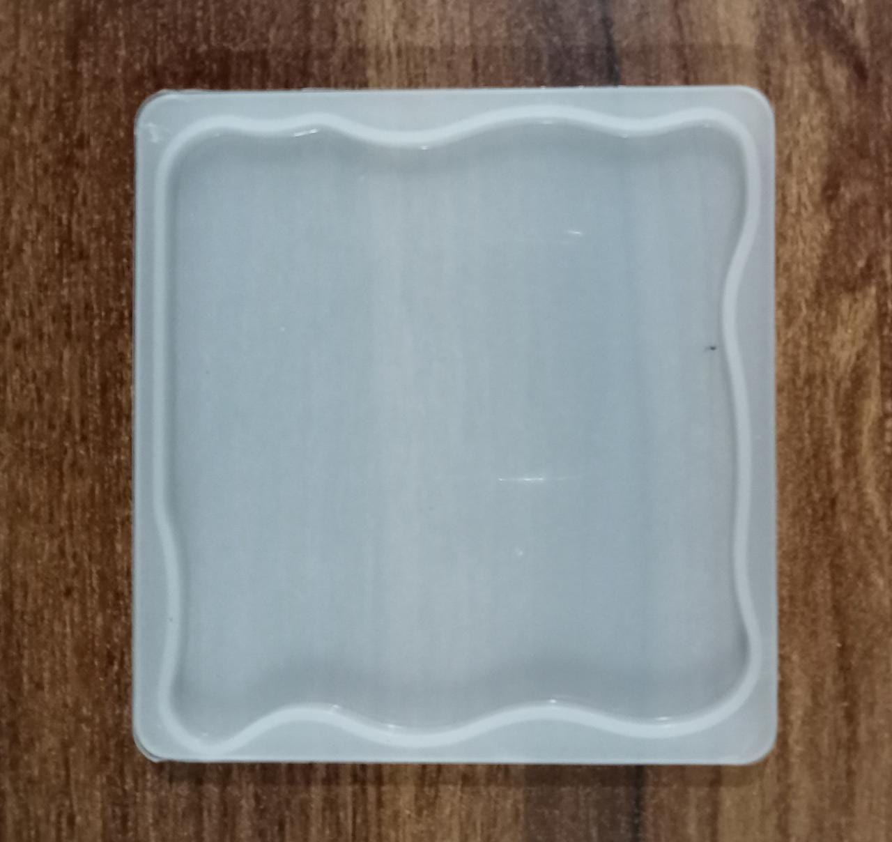 Silicone Zigzag Square Coaster Mold