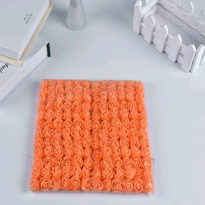 Small foam flowers  - 36pcs