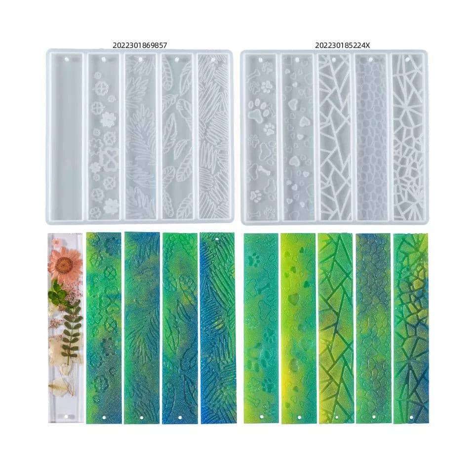 Textured Bookmark Mold Bestow Charms