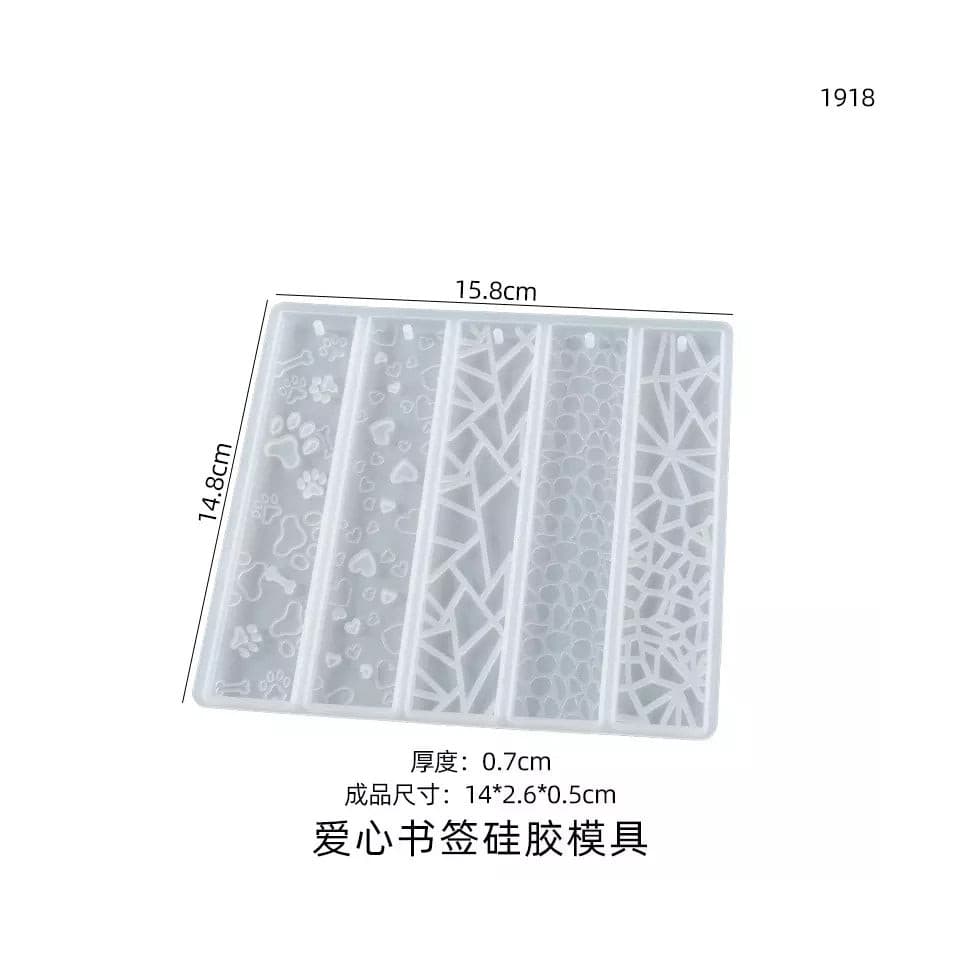 Textured Bookmark Mold Bestow Charms