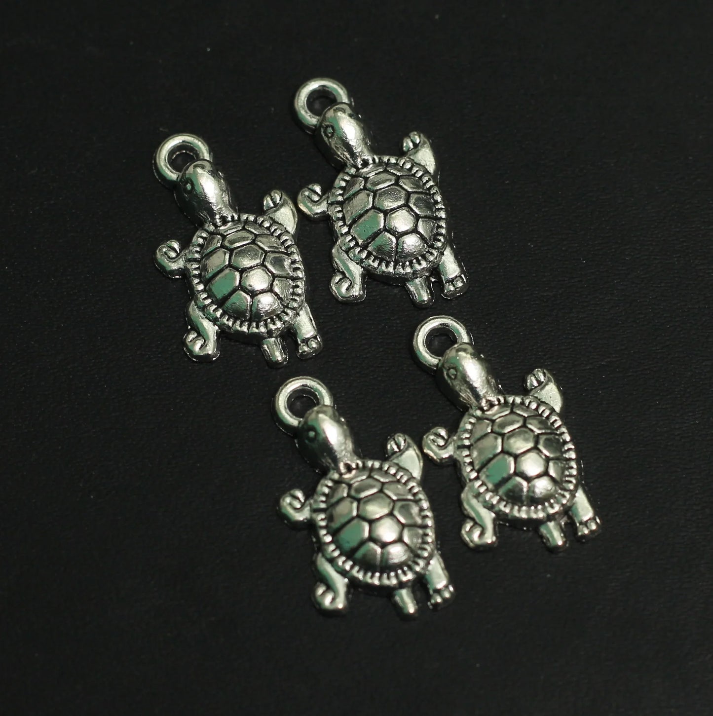 Turtle Antique silver Pendant