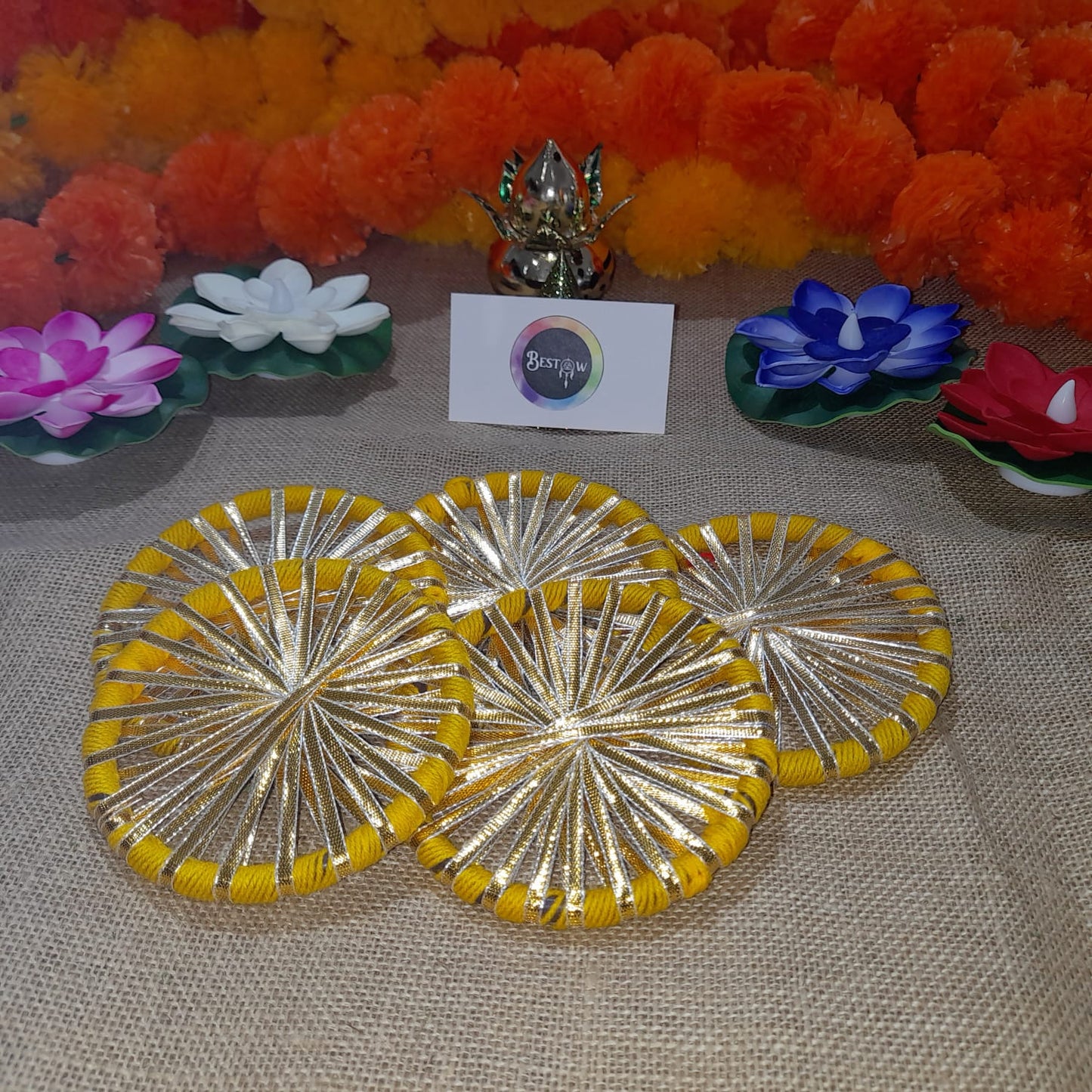 Wheel threaded Ring -4"