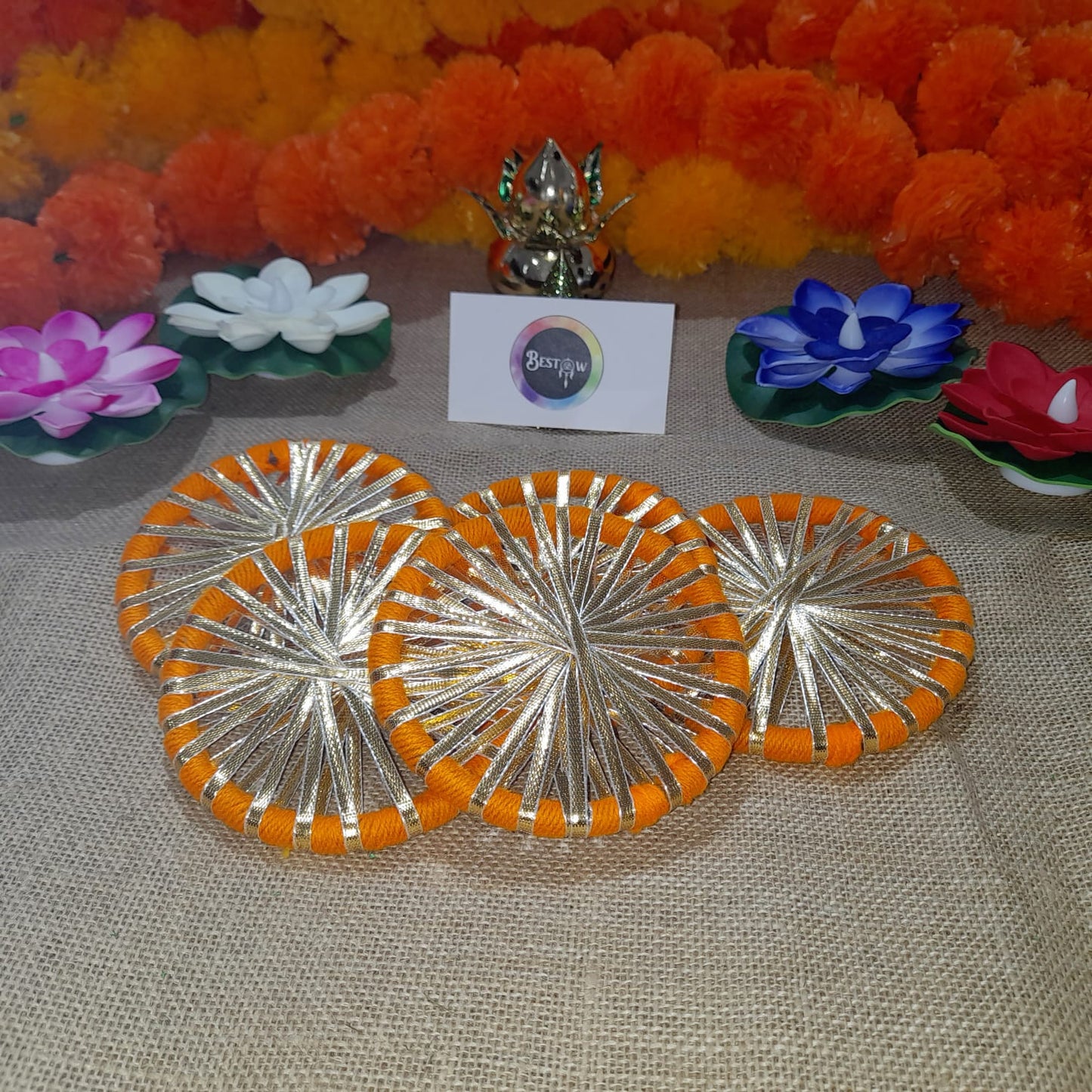 Wheel threaded Ring -4"