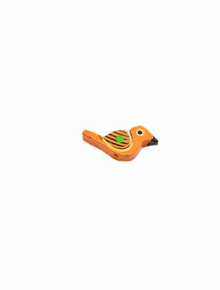 Wooden Bird Set of 25 - Orange