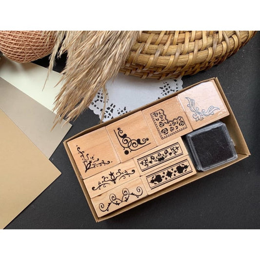 Wooden Block Stamp -  set 1