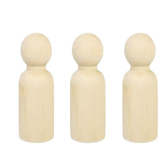Wooden Peg Dolls - 1.5"
