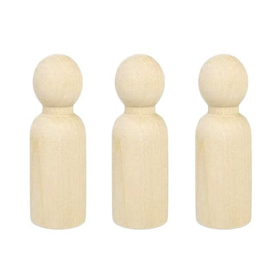 Wooden Peg Dolls - 2"