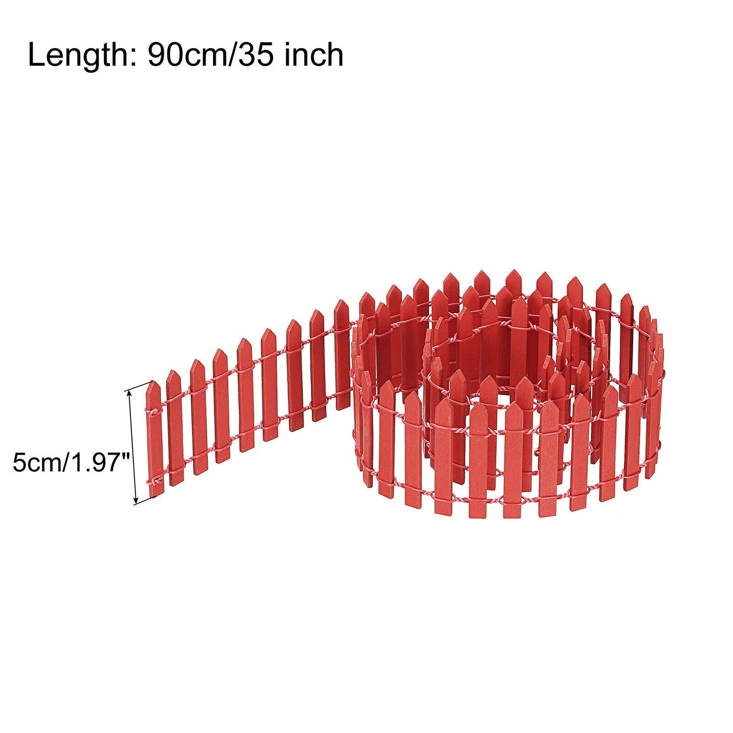 Wooden mini fence