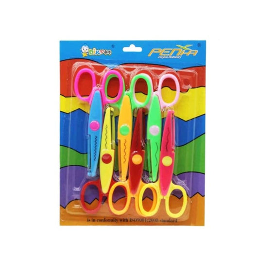 Zig Zag Kids Scissors - set of 6 Designs
