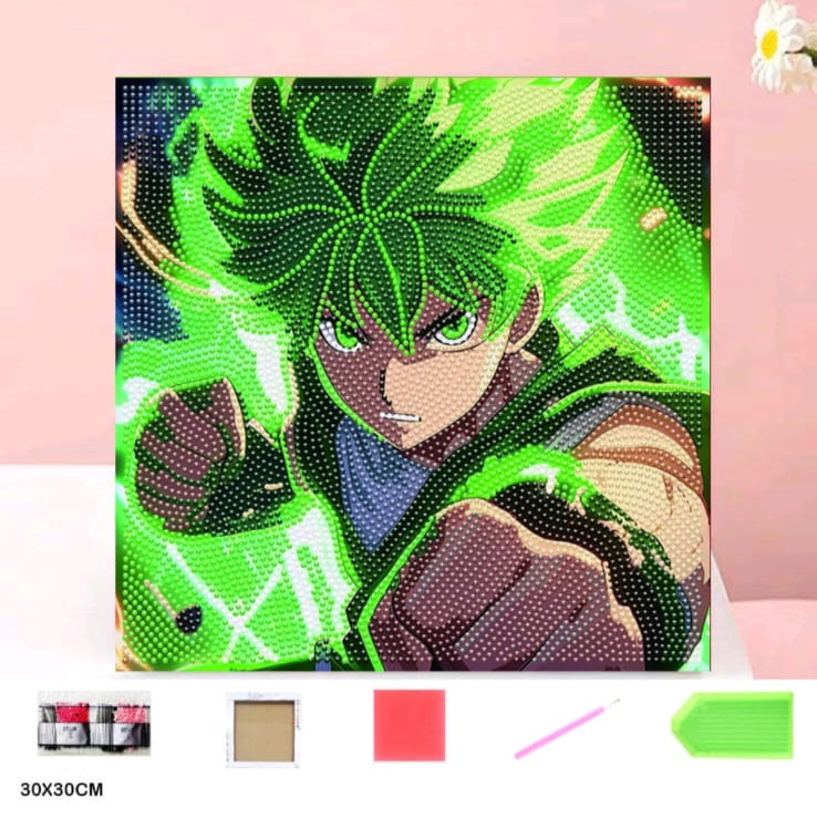 Glow in the Dark Diamond Painting - Izuku