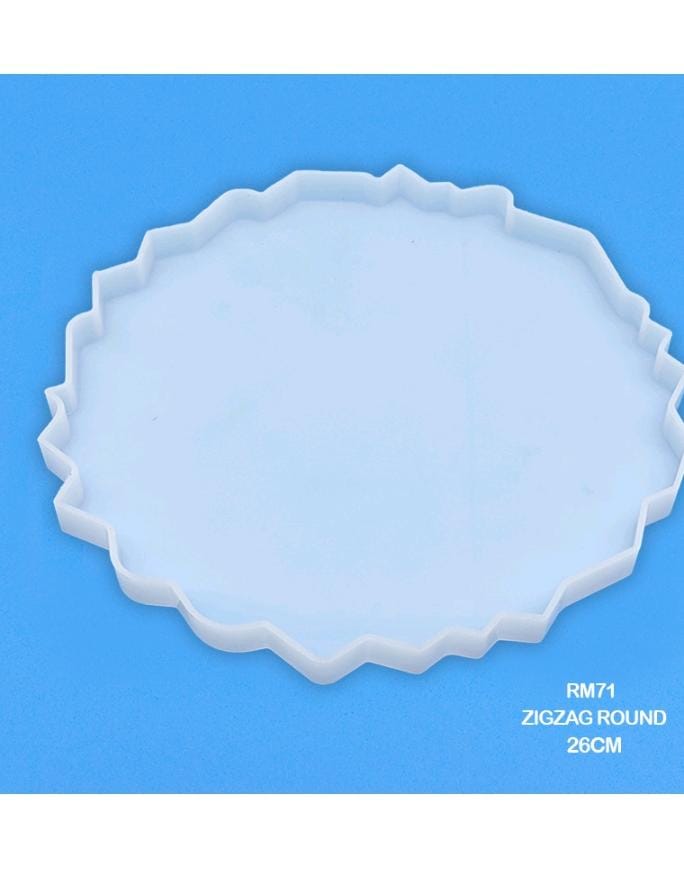 Round Silicone Zig Zag Mold - 26cm