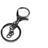 Buckle Keychain 33mm Gun Metal