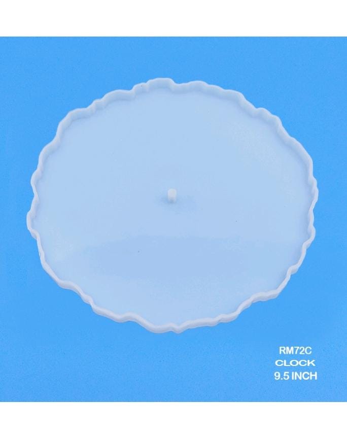 Round Coaster Clock Mold - 9.5"