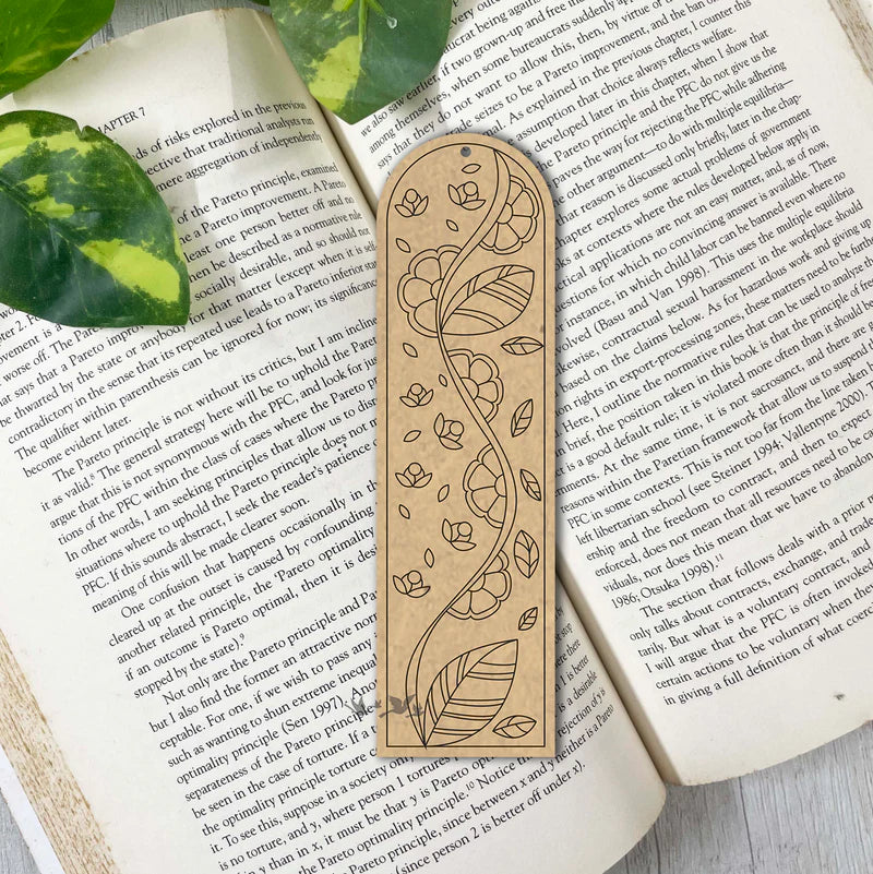Pre Marked MDF Book Marks - 7"