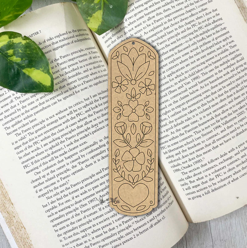 Pre Marked MDF Book Marks - 7"