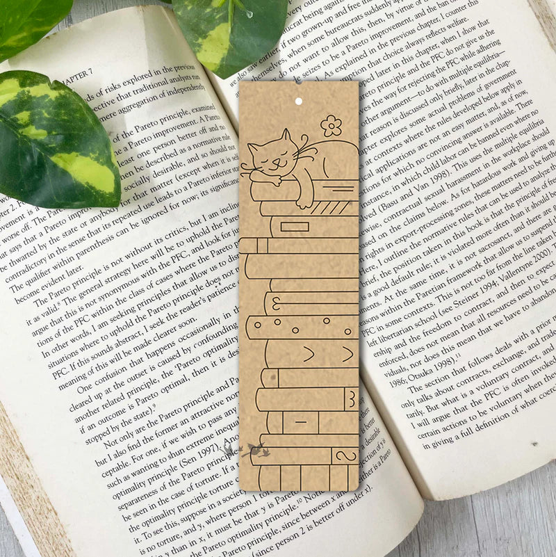 Pre Marked MDF Book Marks - 7"