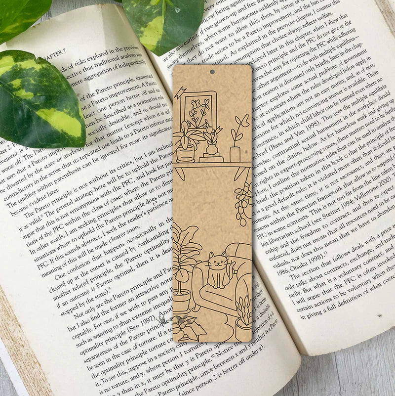 Pre Marked MDF Book Marks - 7"