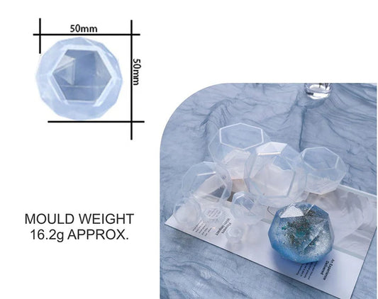 3D Diamond Paper Weight & Candle Mold