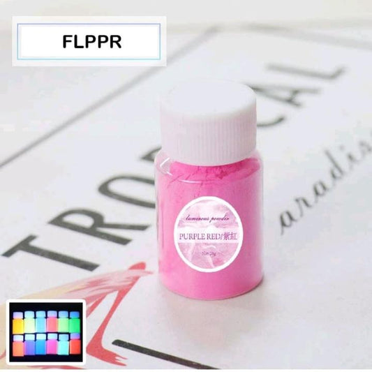 Glow in the dark pigment - Purple Red