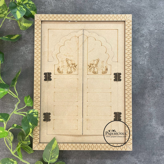 Premarked Jharokha Mirror/Door - 15"