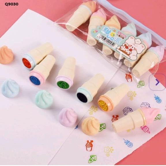 Plastic Ice Cream Stamps