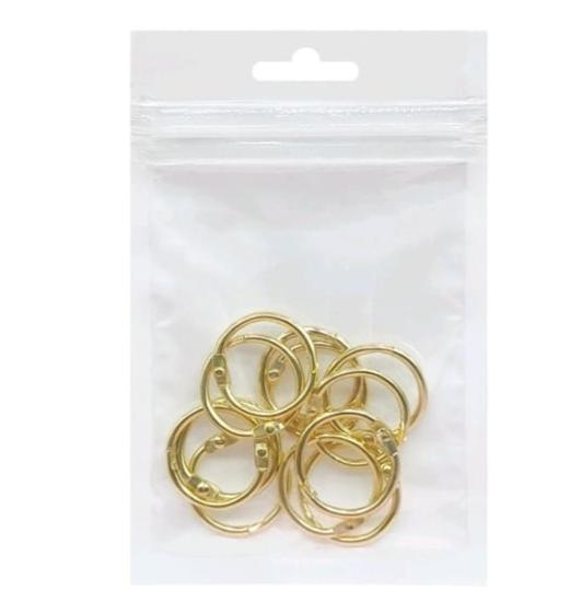 30mm Book Binding Ring - Gold