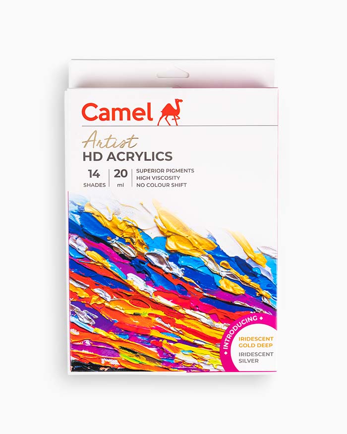 Camel HD Acrylic Colors - 14pcs
