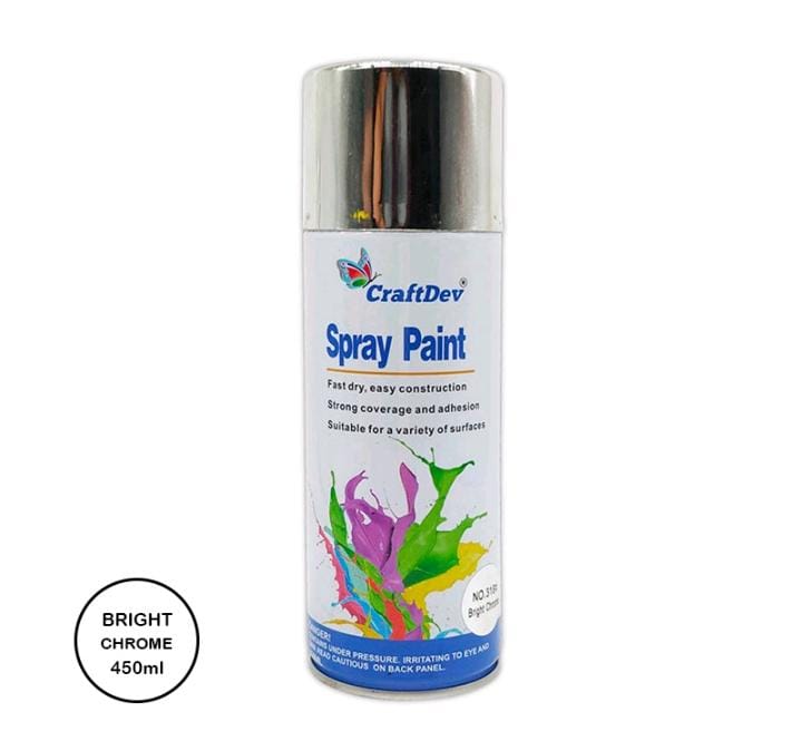 Spray Paint - Bright Chrome 450ml