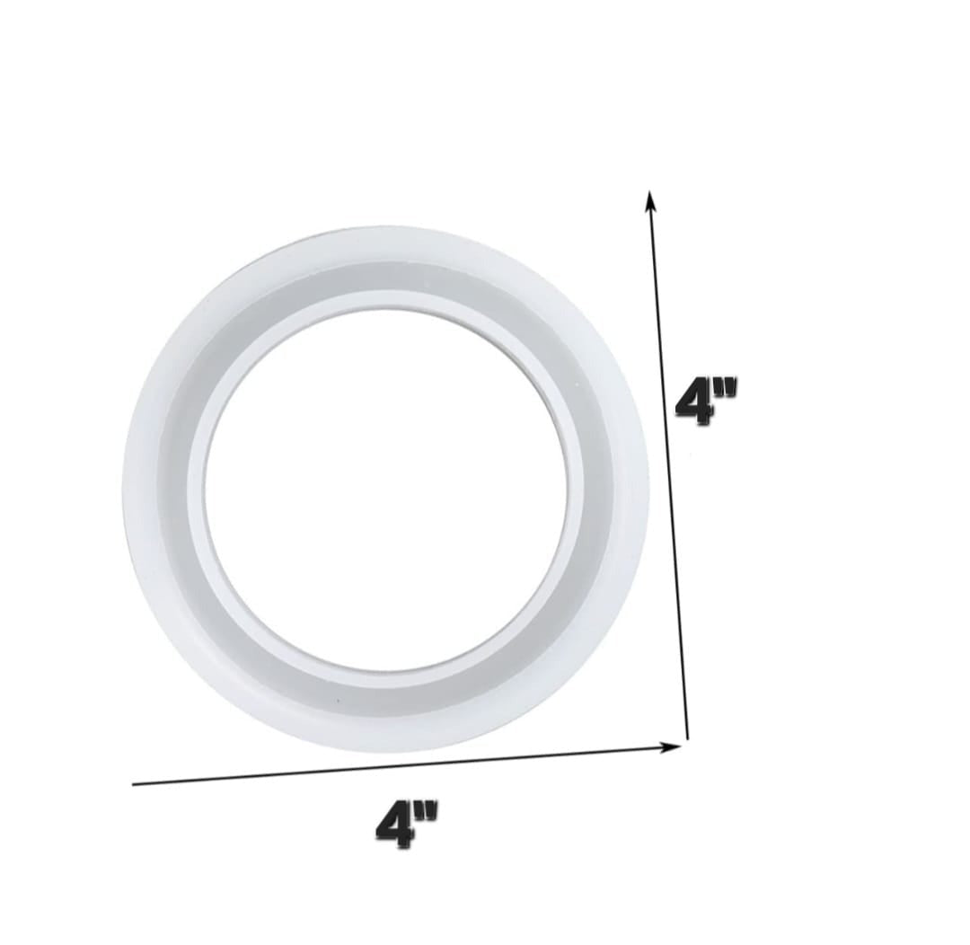 4" Silicone Ring  Mold - Set of 2