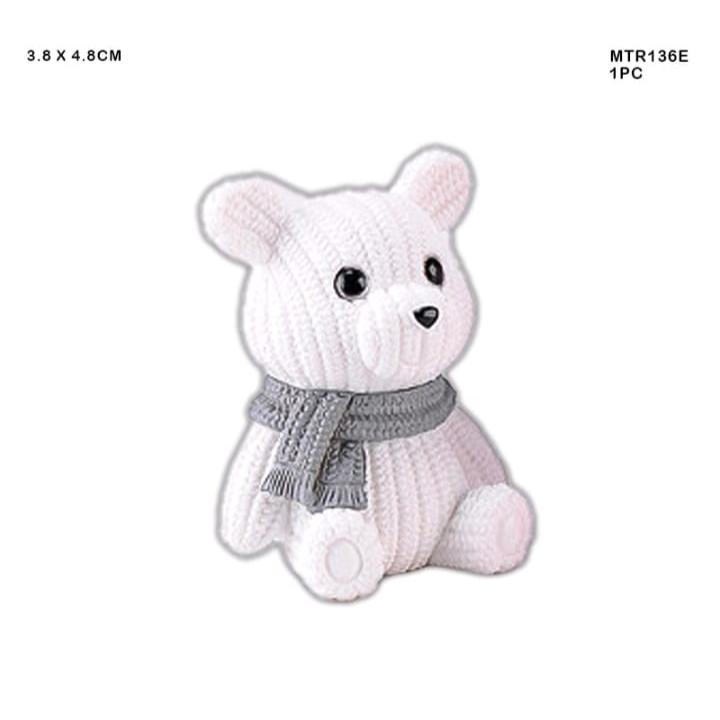 Miniature - White Teddy Bear
