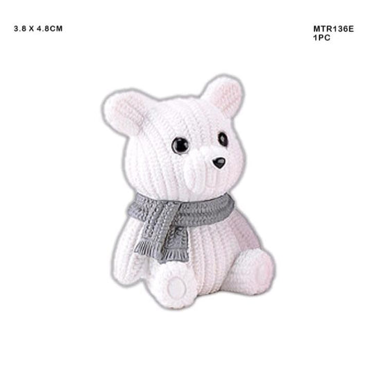Miniature - White Teddy Bear