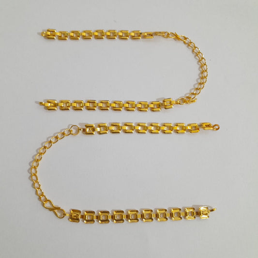 Bracelet back chain Watch Pattern 3 - Set Of 2