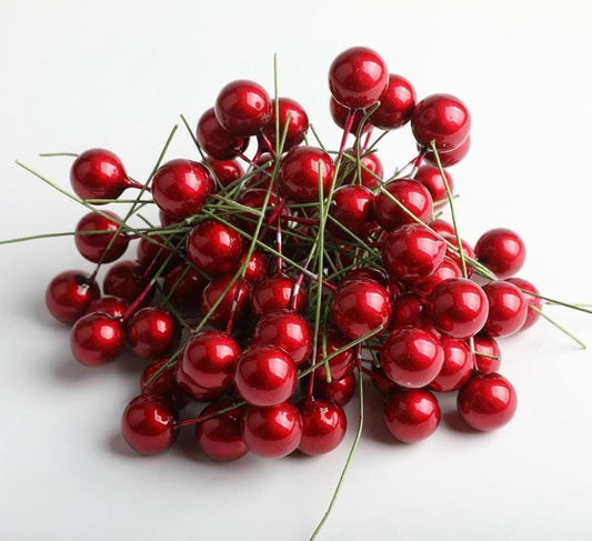 Artificial Red Cherry Fruit