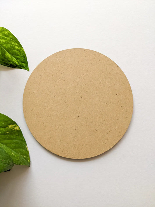6" Round MDF Base